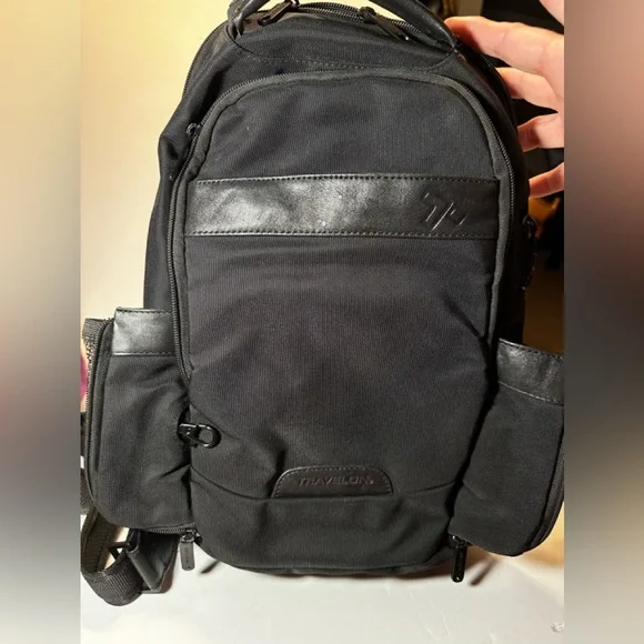 $110 EUC Black Travelon UNISEX Anti Theft Classic Plus Sling Backpack Bag UNISEX - Picture 13 of 13